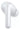 Audífonos Inalámbricos Xiaomi Redmi Buds 6 Lite ANC Audífono inalámbrico blanco Xiaomi Redmi Buds 6 Lite ANC en vista lateral.