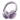 Audífonos Inalámbricos QCY H3 Pro ANC Bluetooth Vista en ángulo de los audífonos QCY H3 Pro color lavanda con almohadillas acolchadas para mayor confort. #color_purpura
