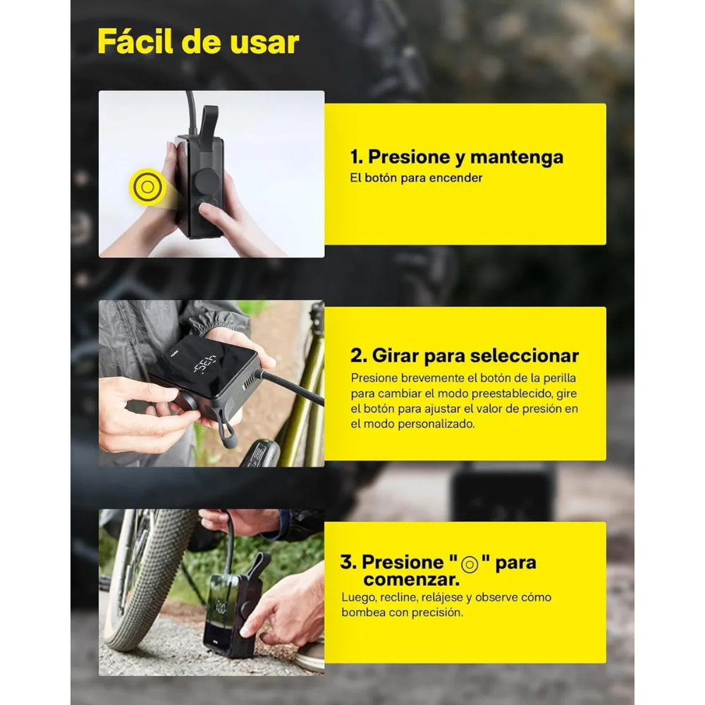 Compresor De Aire Portátil Eléctrico