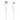 Cable Lightning Xiaomi USB-C 1m Blanco Certificado MFi Primer plano de los conectores USB-C y Lightning del cable Xiaomi blanco.