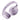 Audífonos Inalámbricos QCY H3 Pro ANC Bluetooth Audífonos QCY H3 Pro lavanda mostrando puertos de carga USB-C, entrada jack y botones de control integrados. #color_purpura