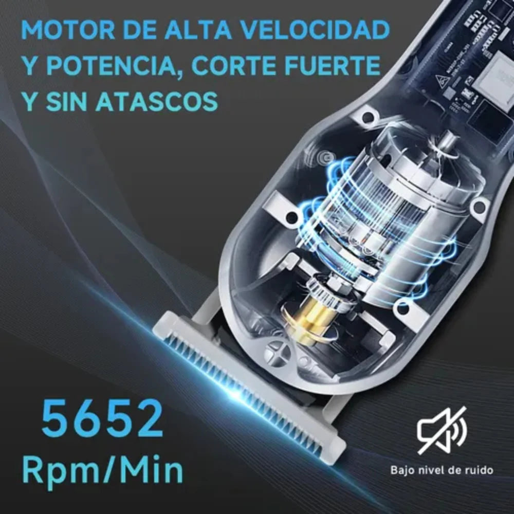Cortadora De Cabello Recargable Para Uso Doméstico Y Profesional