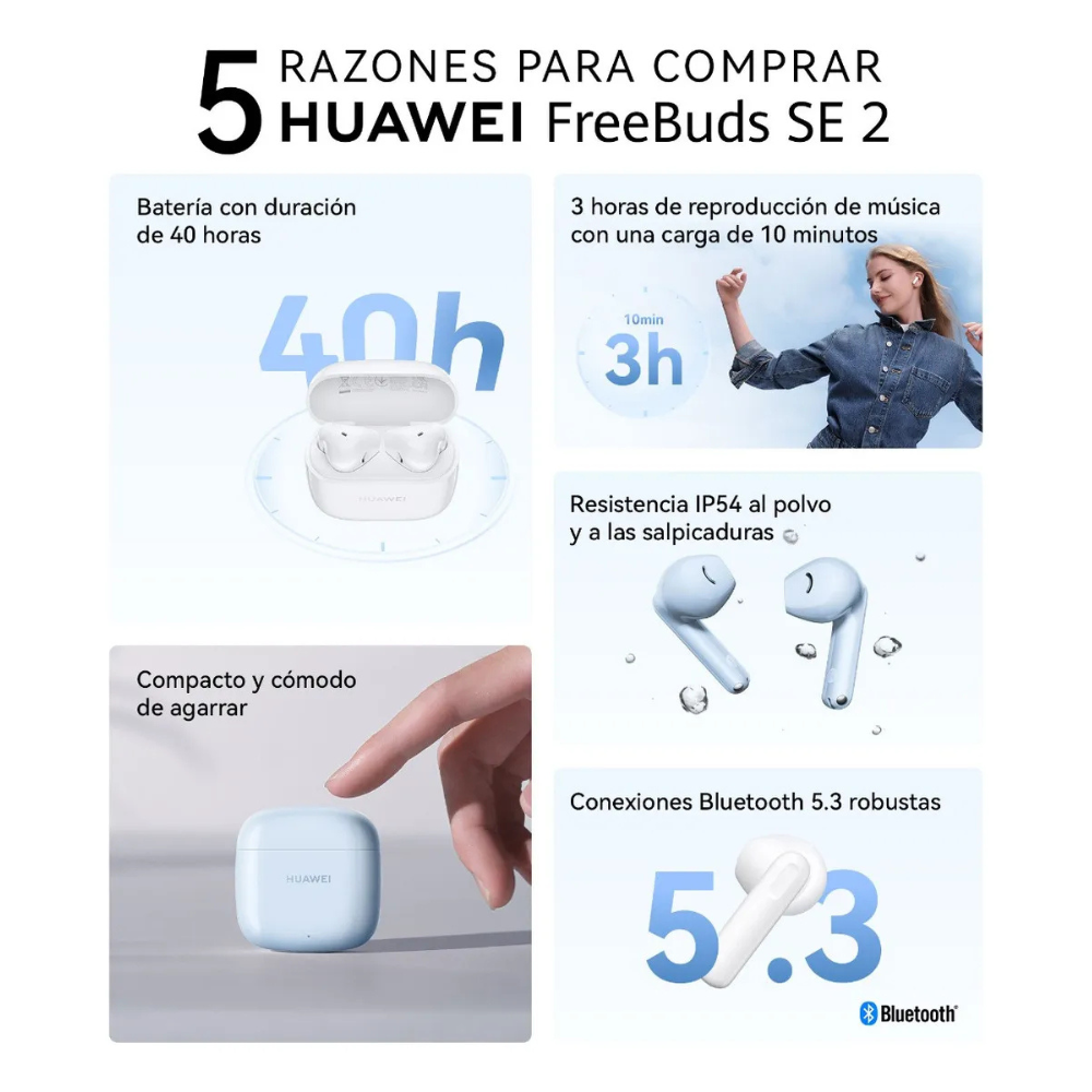 Audífonos Inalambricos Huawei Freebuds SE 2