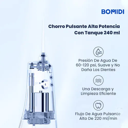 Irrigador Bucal Limpiador Dental 240ml