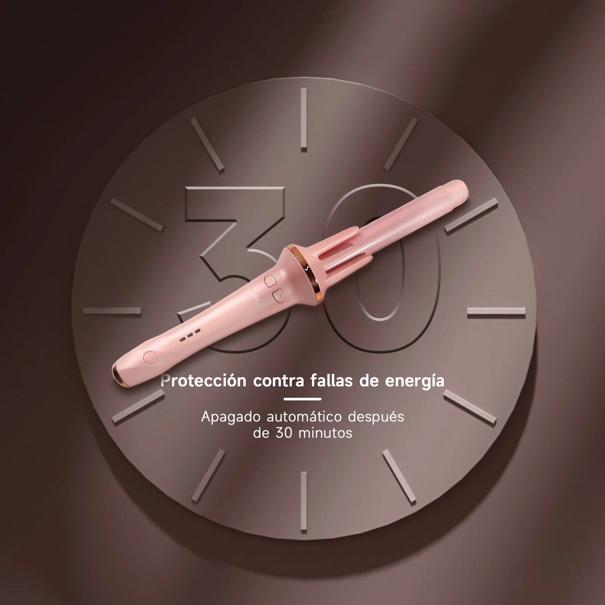 Rizador Automático De Cabello Rosado Hc02
