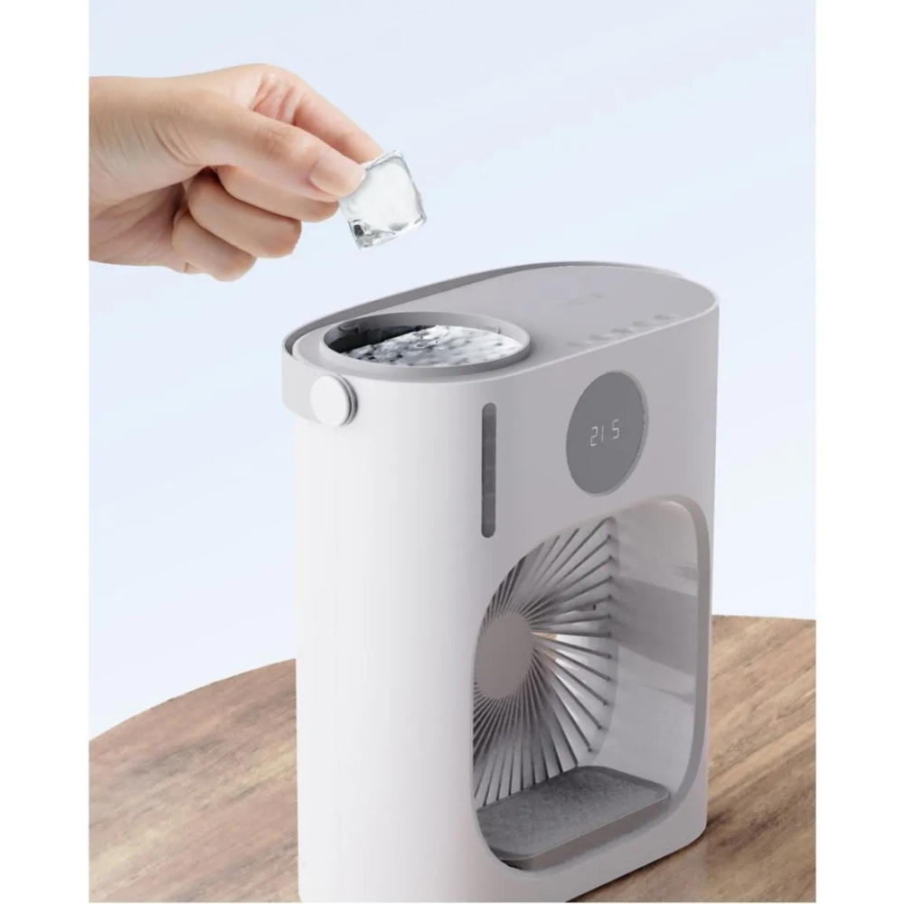 Ventilador Silencioso Agua Portable Con Humidificador Tipo-c