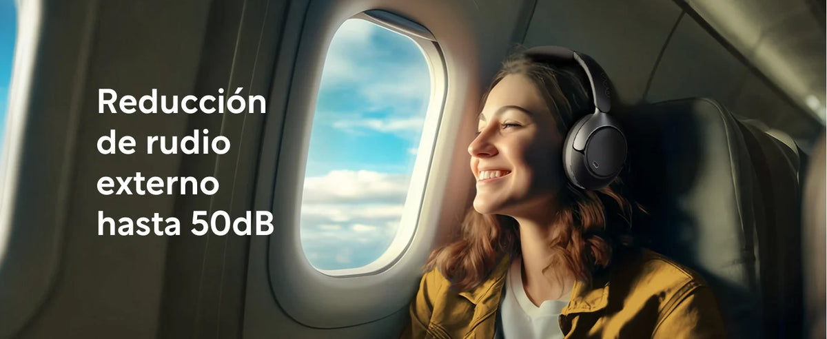 Qcy H3 Pro Anc Auriculares Bt 5.4 Conexión Dual 50Db Hi-Res
