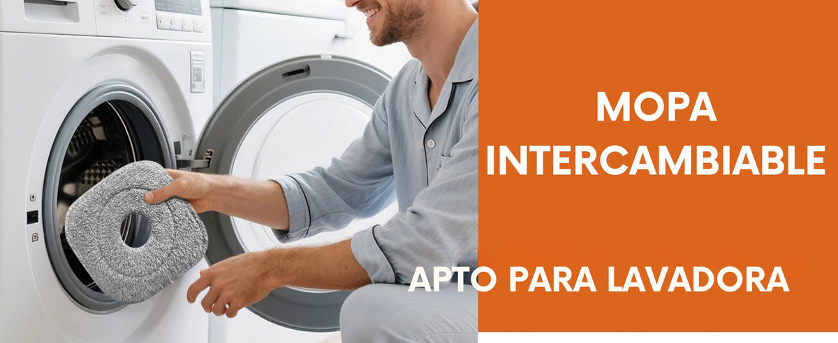 Trapeador Giratorio M20 Blanco/Gris
