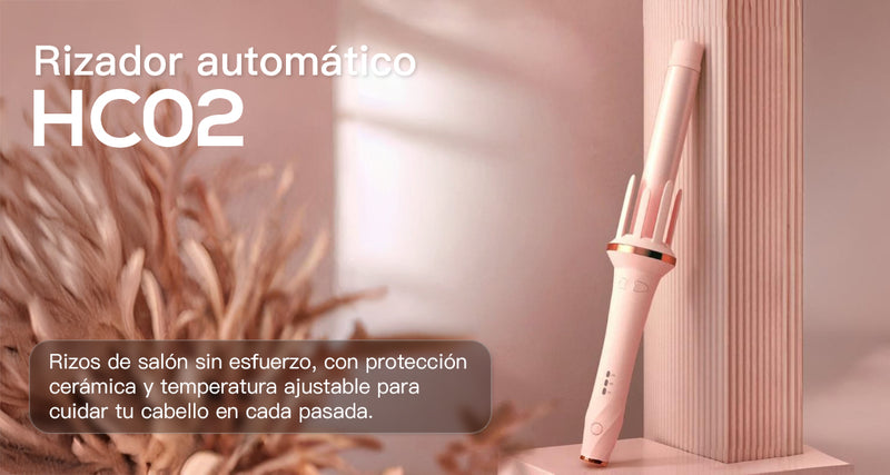 Rizador Automático De Cabello Rosado Hc02