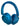 Audífonos inalámbricos 1MORE HC905 de color azul, vista frontal angular que muestra el diseño over-ear, las almohadillas y el logo de la marca en la diadema.