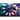 Controlador de juegos inalámbrico Black Shark negro flotando con luces blancas y fondo de autos de carreras con luces de neón.