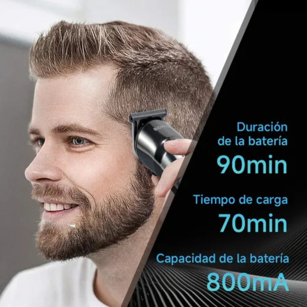 Cortadora De Cabello Recargable Para Uso Doméstico Y Profesional