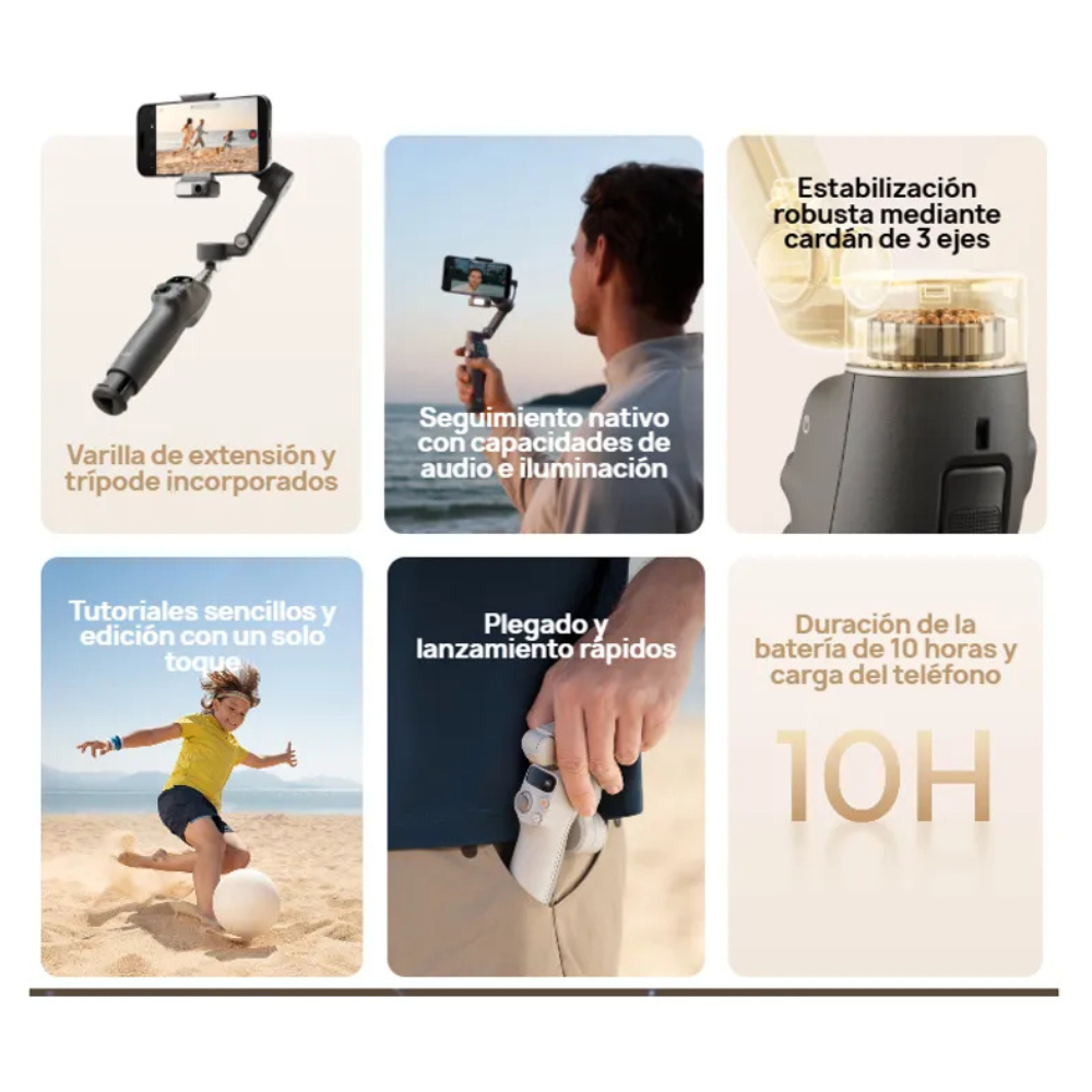 Estabilizador para Teléfono DJI OSMO 7 Blanco