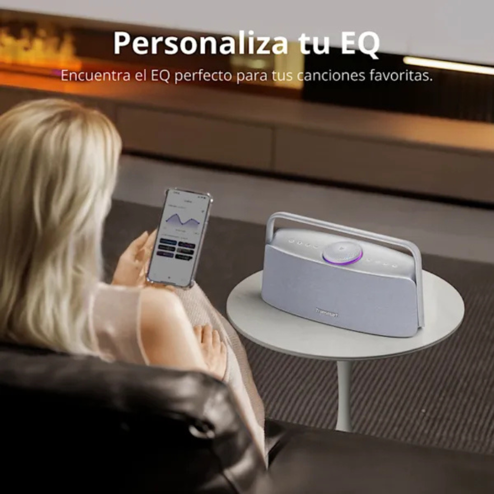 Parlante Bluetooth Tronsmart X30 FIITUNE Gris Cielo USB