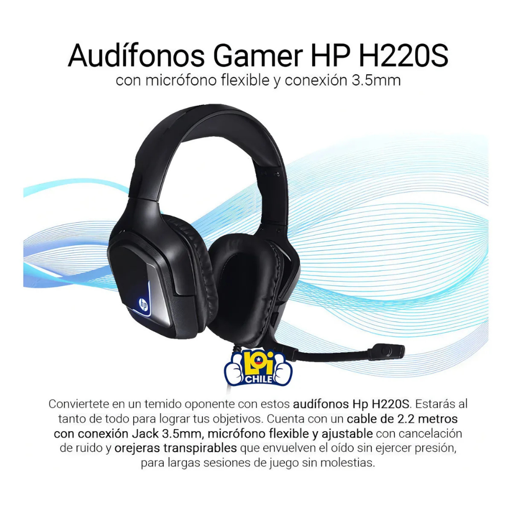 Audífonos Gamer H220S Negro