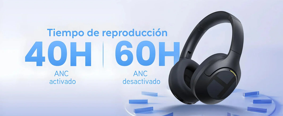 Haylou S35 Audífonos Inalámbricos de Diadema ANC con Cancelación de Ruido