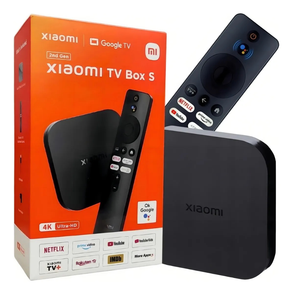Xiaomi Mi TV Box S 2nd Gen con Control de Voz 4K  8GB+2GB RAM