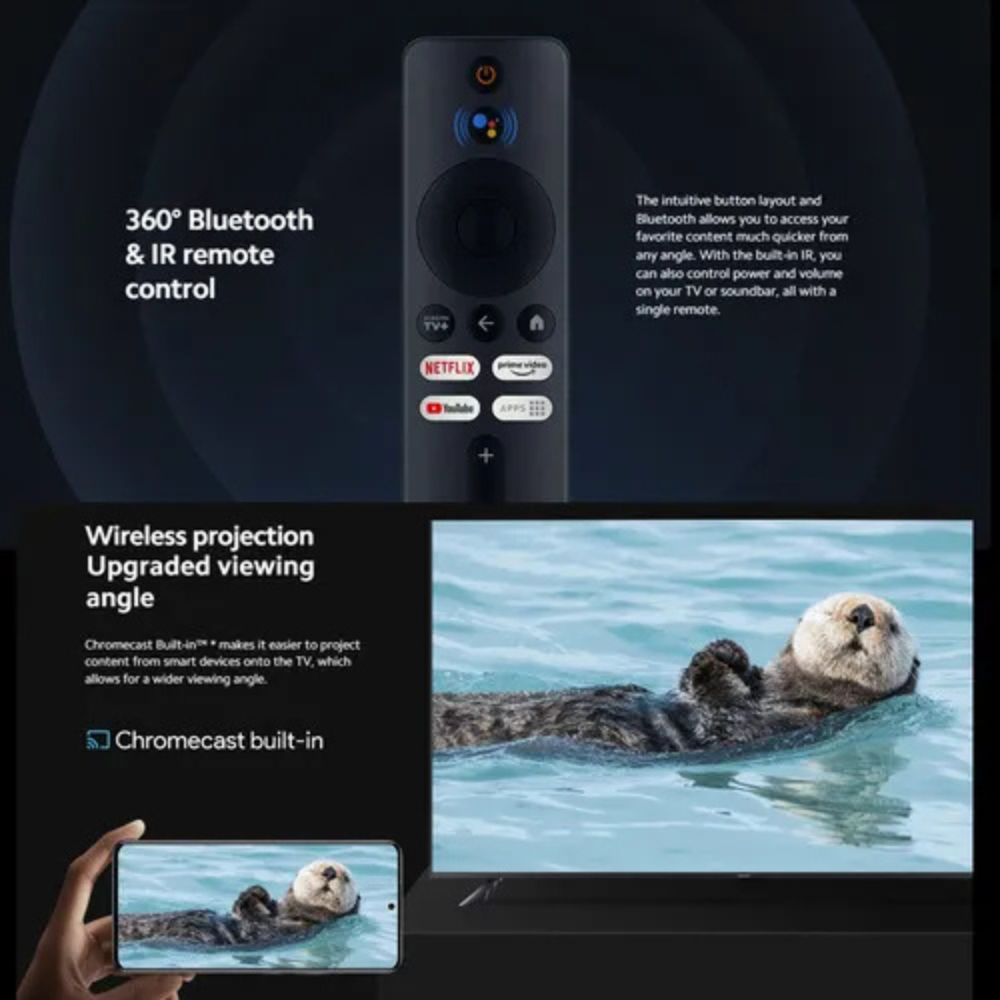 Xiaomi Mi TV Box S 2nd Gen con Control de Voz 4K  8GB+2GB RAM