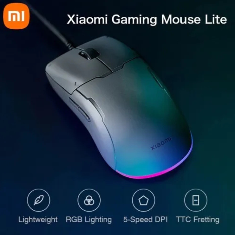 Mouse Xiaomi Gamer Lite RGB Negro