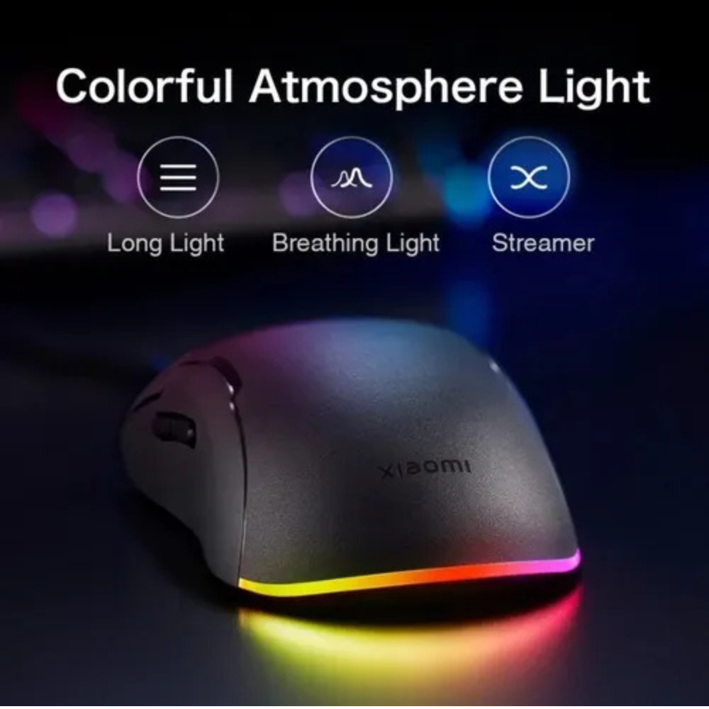 Mouse Xiaomi Gamer Lite RGB Negro