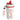 Mug térmico Coca-Cola Octagon Pro de 550ml en color blanco con tapa roja, mostrando la boquilla con sorbete abierta, ideal para beber cómodamente.