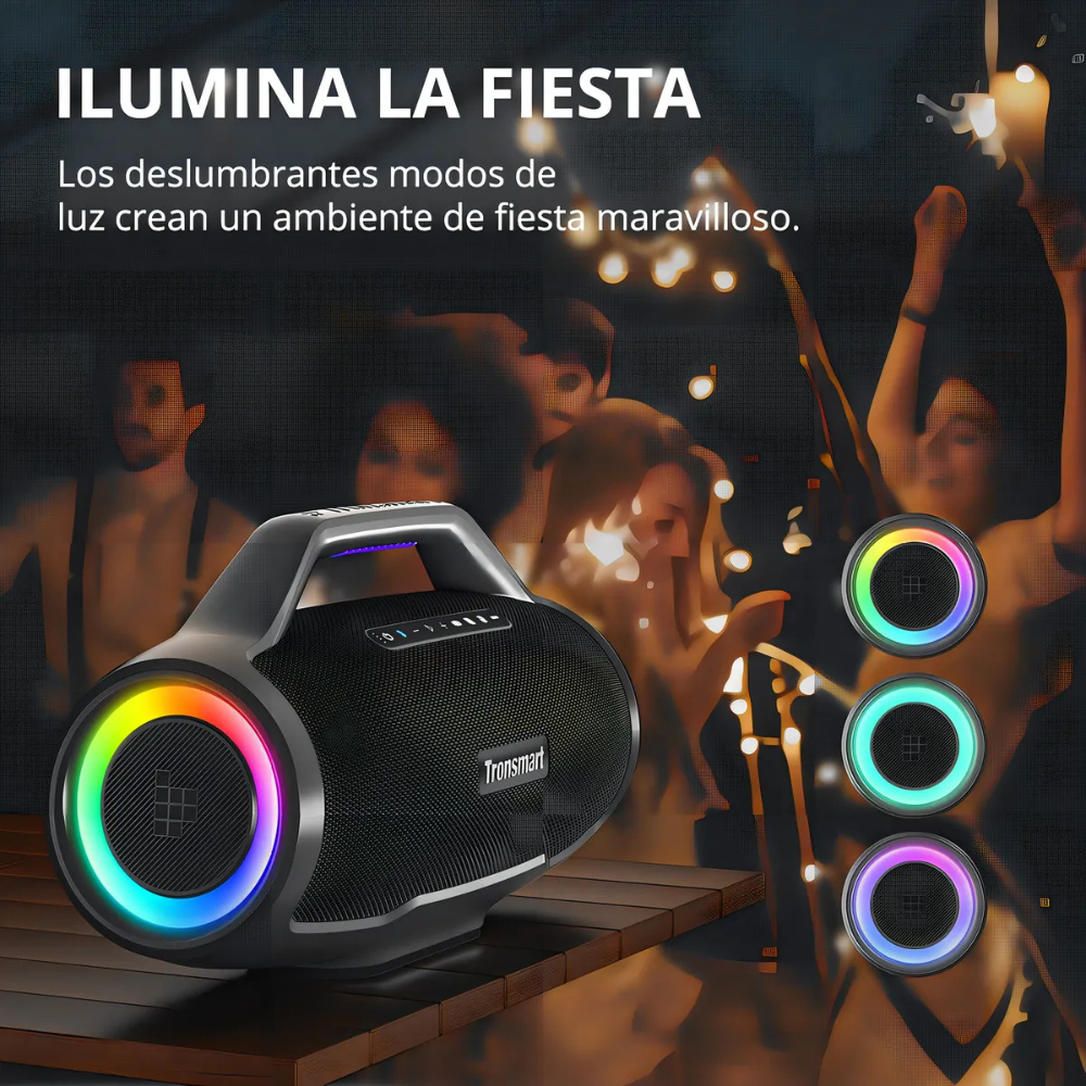Tronsmart Bangmax Parlante Bluetooth 130w Con Luces Ipx6