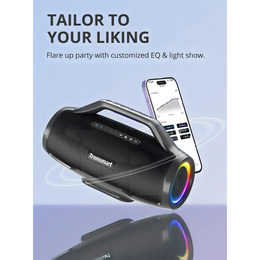 Tronsmart Bangmax Parlante Bluetooth 130w Con Luces Ipx6