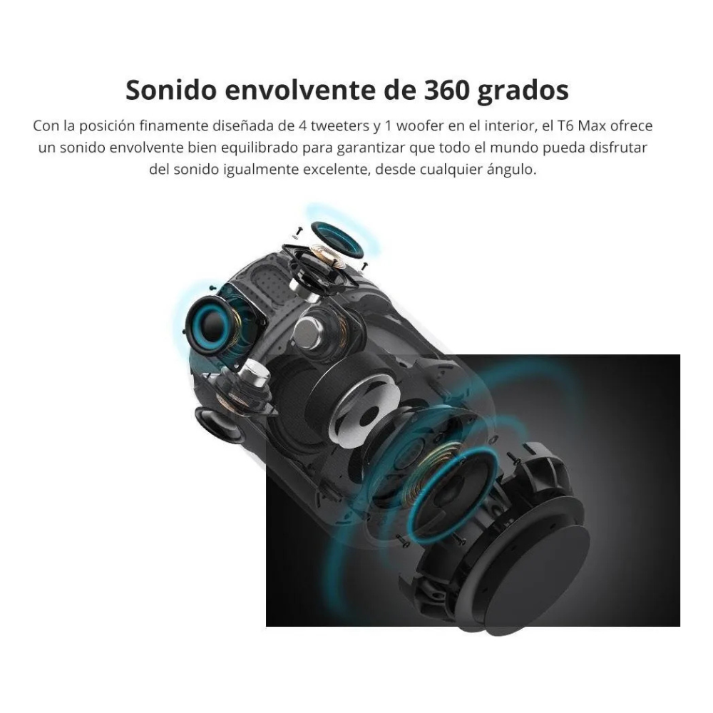 Parlante Bluetooth Element T6 Max Tronsmart Negro