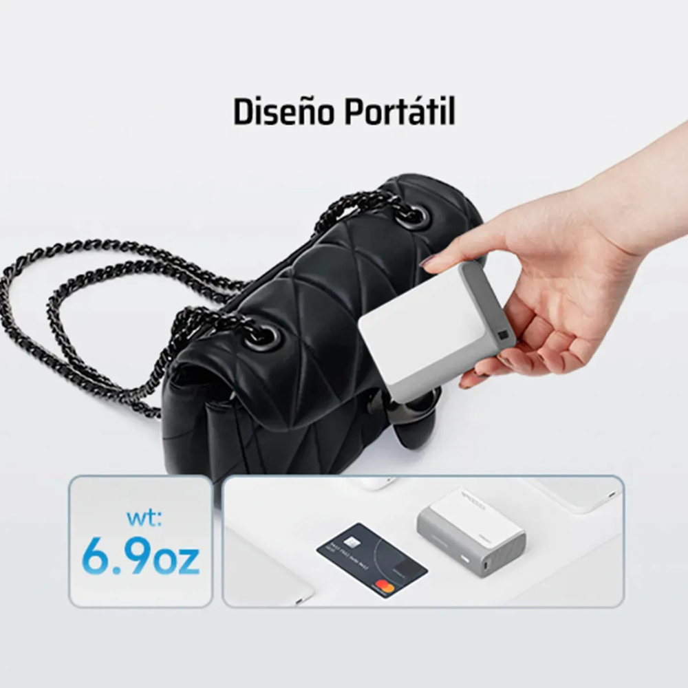 Power Bank 10000Mah 30W Carga Rápida