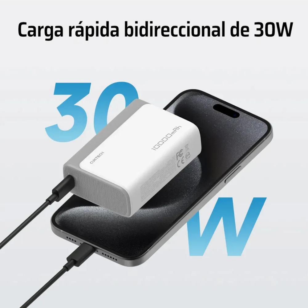 Power Bank 30W 1C1A Edición De Bolsillo Pb100 Rosa