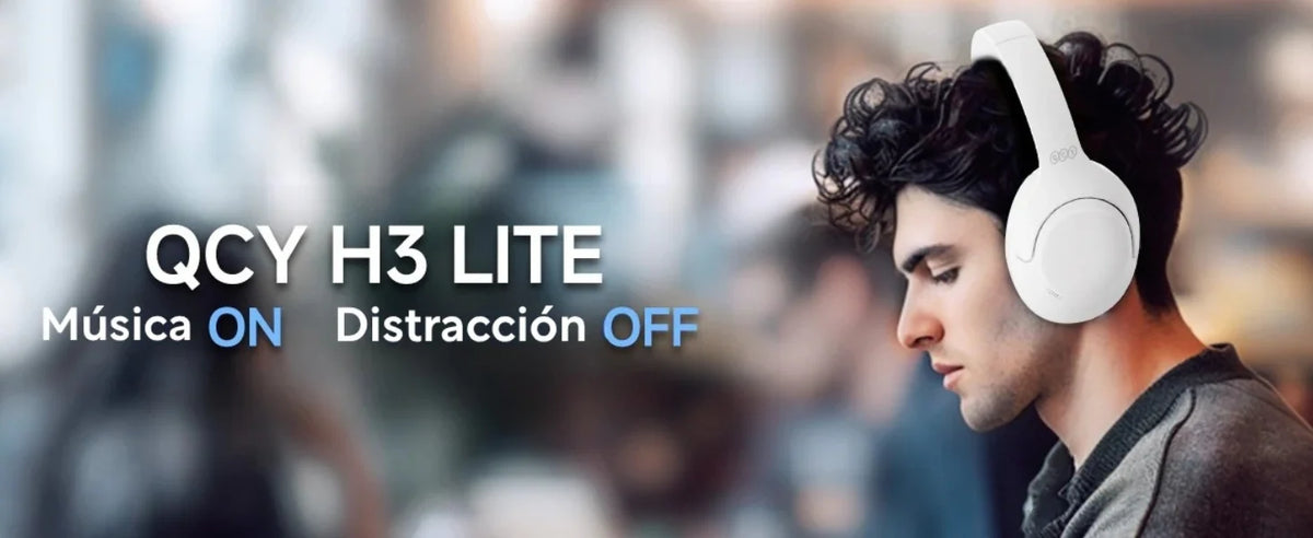 Qcy H3 Lite Anc Auriculares Bluetooth 5.3 Diadema Plegables