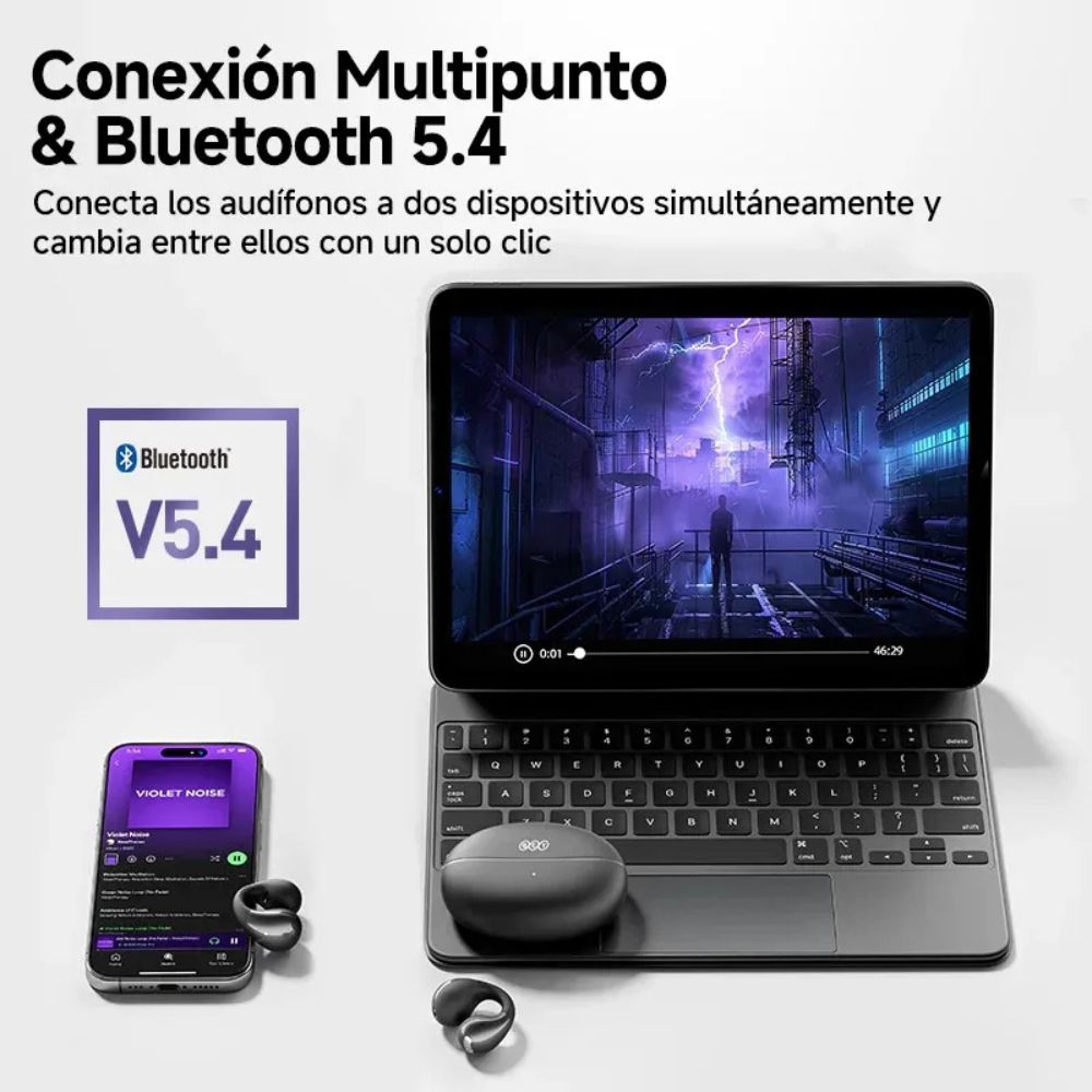 Audífonos Inalámbricos Qcy Crossky C30